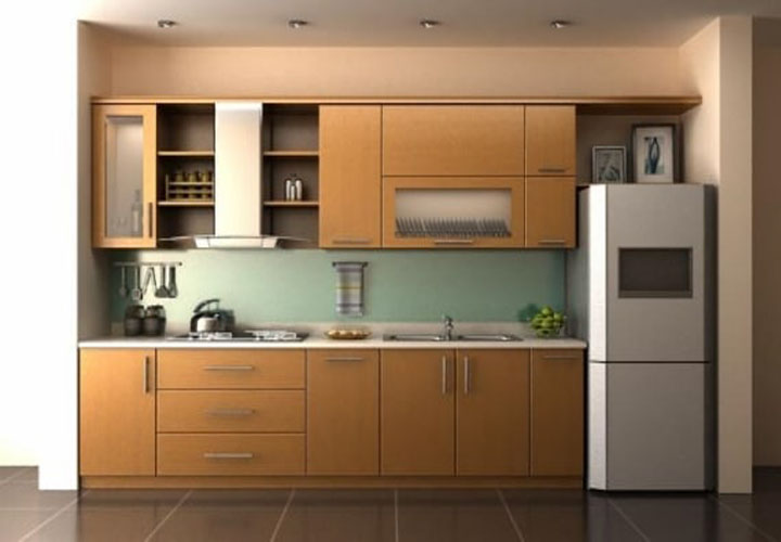 Tủ bếp gỗ công nghiệp CN25
